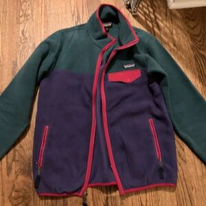 Patagonia Fleece Colorblock Jacket Size S